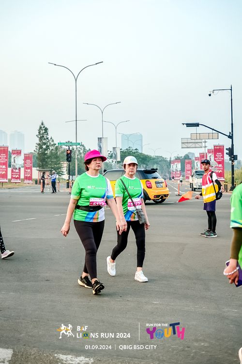 Race photo from BAF LIONS RUN 2024
