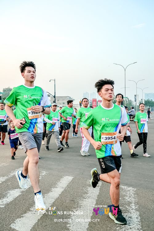 Race photo from BAF LIONS RUN 2024