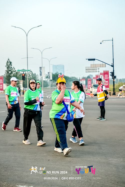 Race photo from BAF LIONS RUN 2024