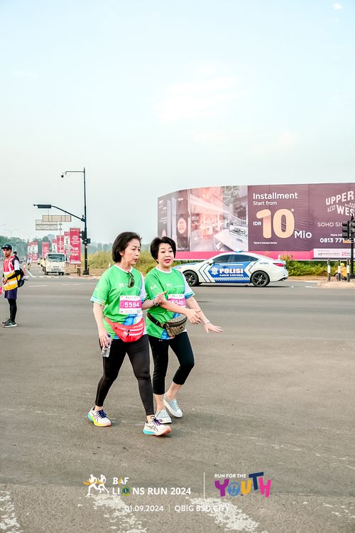 Race photo from BAF LIONS RUN 2024