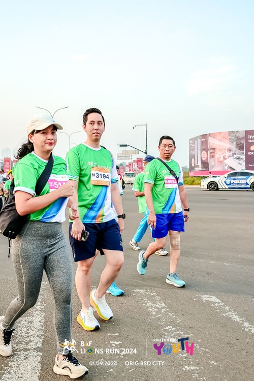 Race photo from BAF LIONS RUN 2024