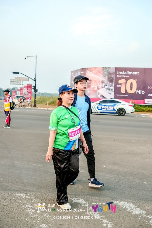 Race photo from BAF LIONS RUN 2024