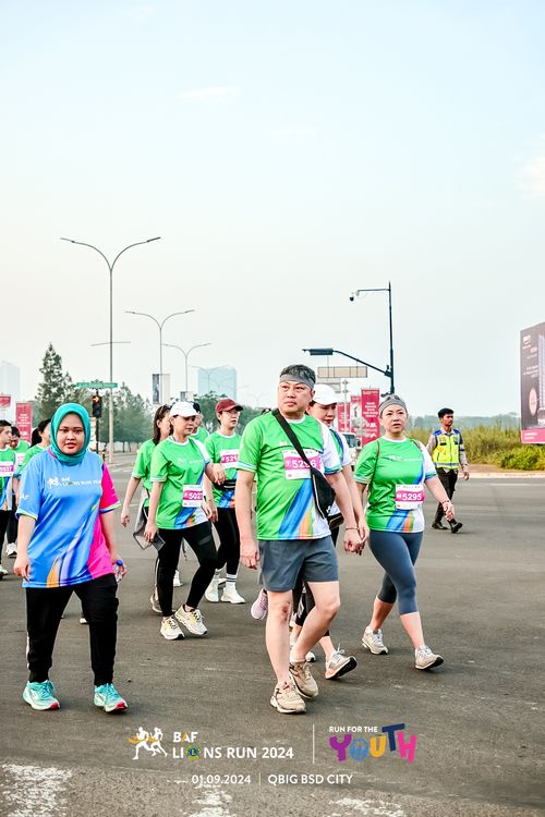 Race photo from BAF LIONS RUN 2024