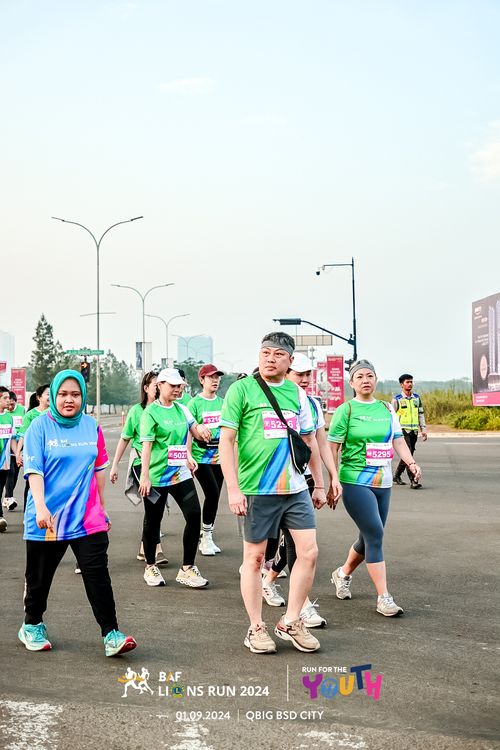 Race photo from BAF LIONS RUN 2024