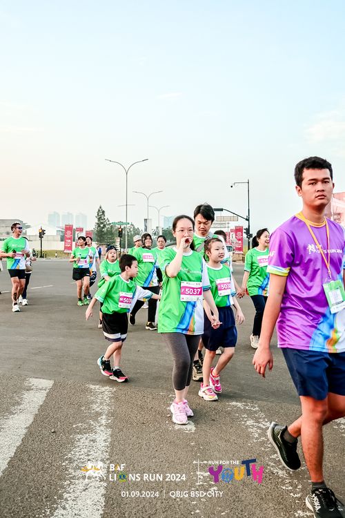 Race photo from BAF LIONS RUN 2024