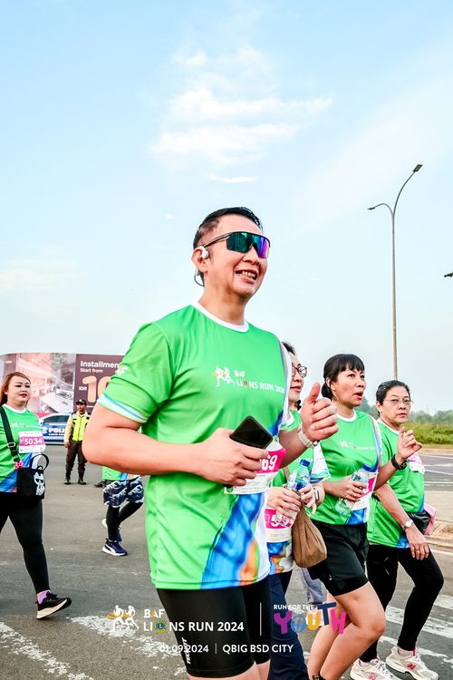Race photo from BAF LIONS RUN 2024