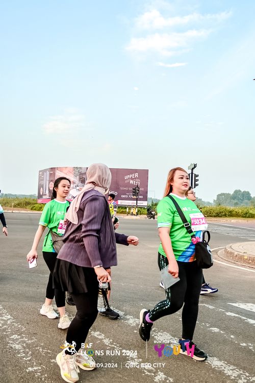 Race photo from BAF LIONS RUN 2024