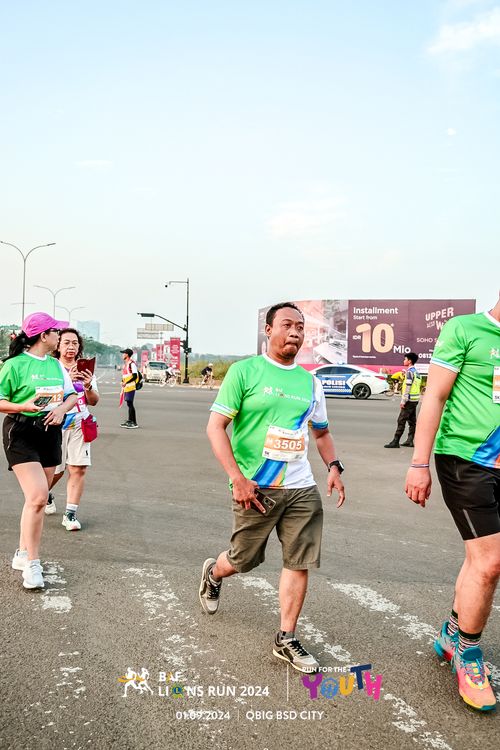 Race photo from BAF LIONS RUN 2024