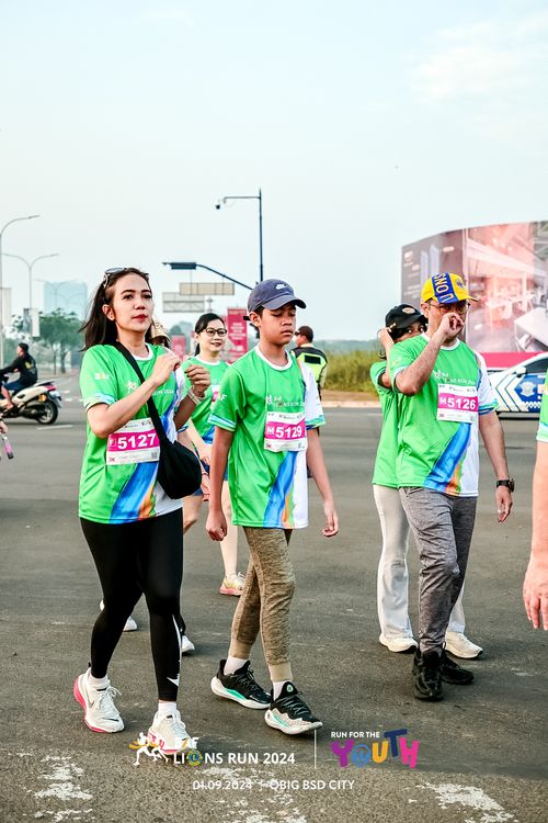 Race photo from BAF LIONS RUN 2024