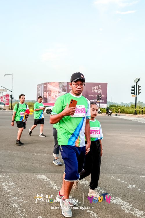 Race photo from BAF LIONS RUN 2024