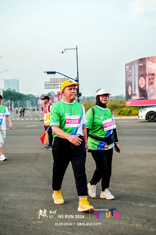 Race photo from BAF LIONS RUN 2024
