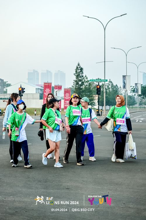 Race photo from BAF LIONS RUN 2024