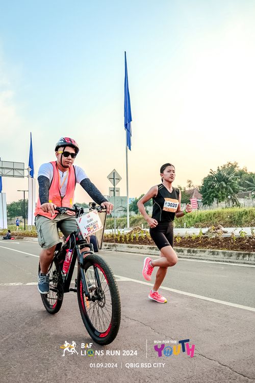 Race photo from BAF LIONS RUN 2024