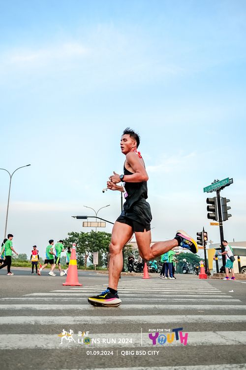 Race photo from BAF LIONS RUN 2024