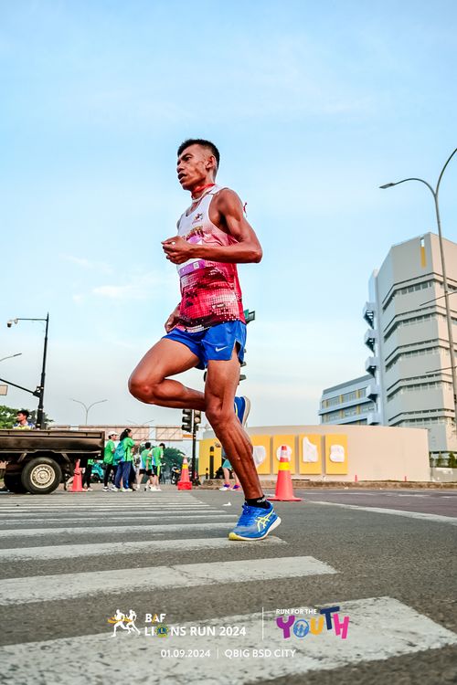 Race photo from BAF LIONS RUN 2024