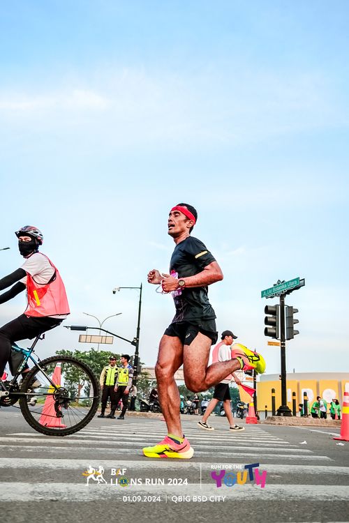 Race photo from BAF LIONS RUN 2024