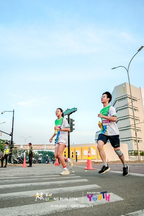 Race photo from BAF LIONS RUN 2024