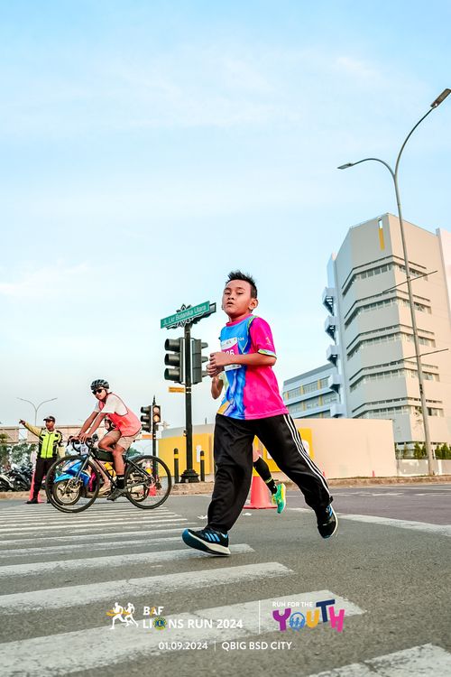 Race photo from BAF LIONS RUN 2024