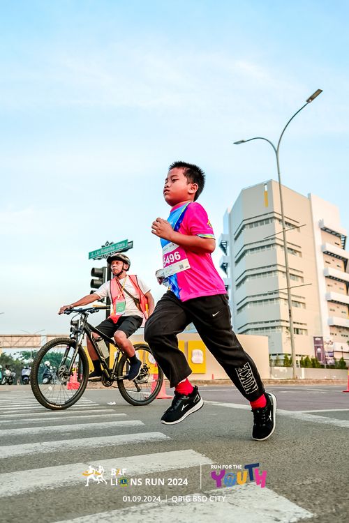 Race photo from BAF LIONS RUN 2024
