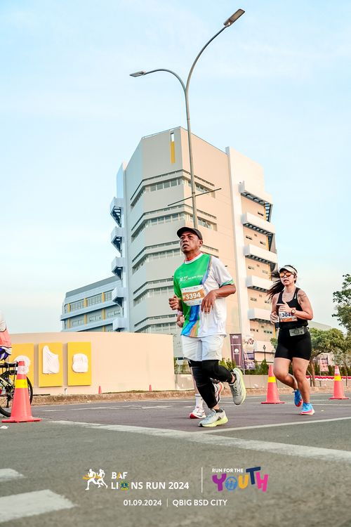 Race photo from BAF LIONS RUN 2024