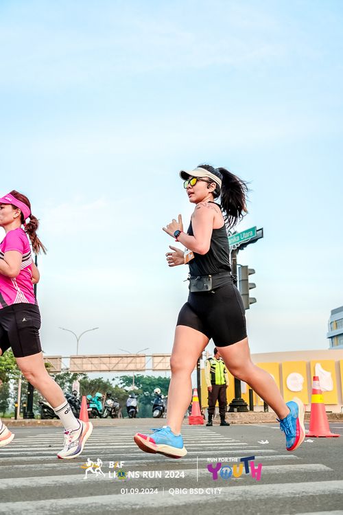 Race photo from BAF LIONS RUN 2024