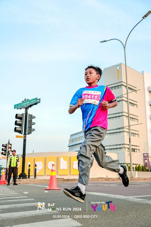 Race photo from BAF LIONS RUN 2024