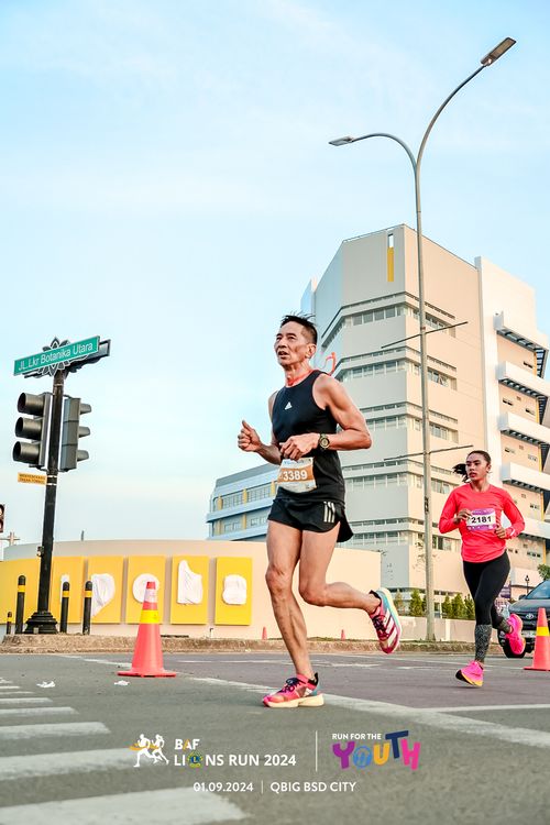 Race photo from BAF LIONS RUN 2024