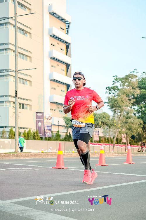 Race photo from BAF LIONS RUN 2024