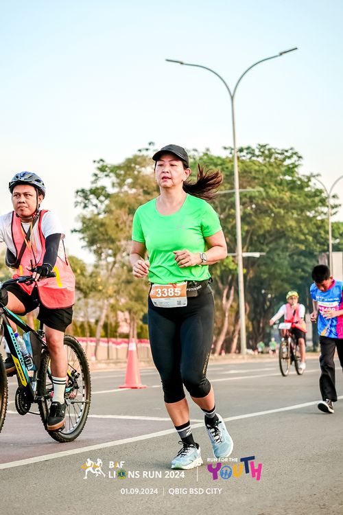 Race photo from BAF LIONS RUN 2024