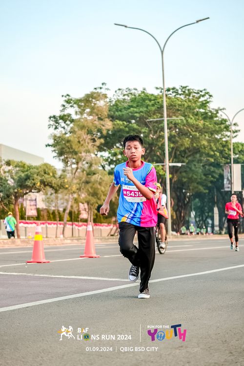 Race photo from BAF LIONS RUN 2024