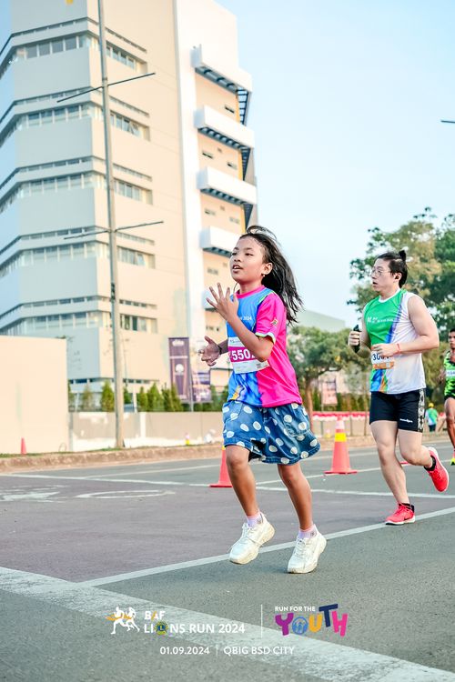 Race photo from BAF LIONS RUN 2024