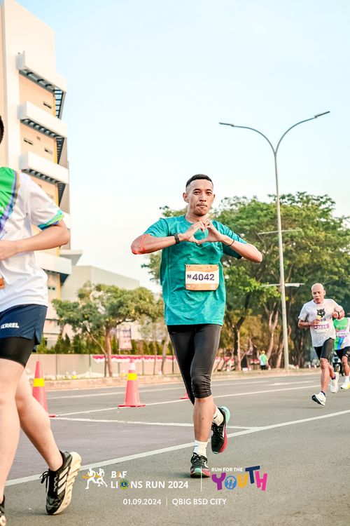 Race photo from BAF LIONS RUN 2024