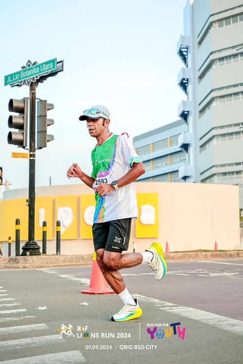 Race photo from BAF LIONS RUN 2024