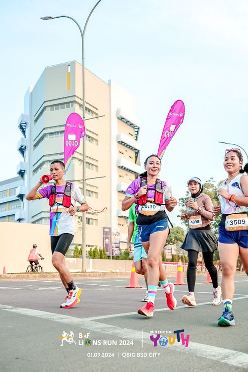 Race photo from BAF LIONS RUN 2024