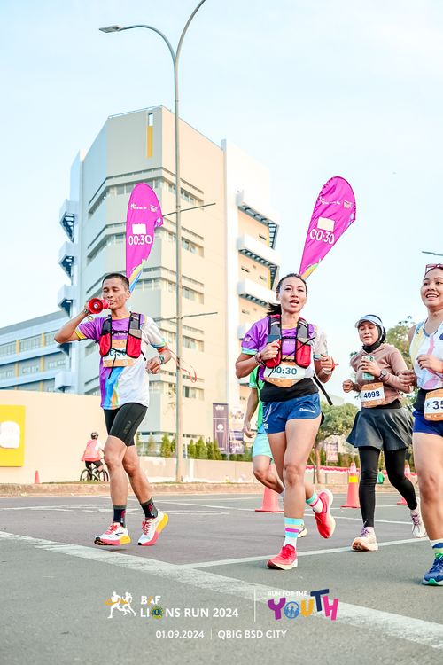 Race photo from BAF LIONS RUN 2024