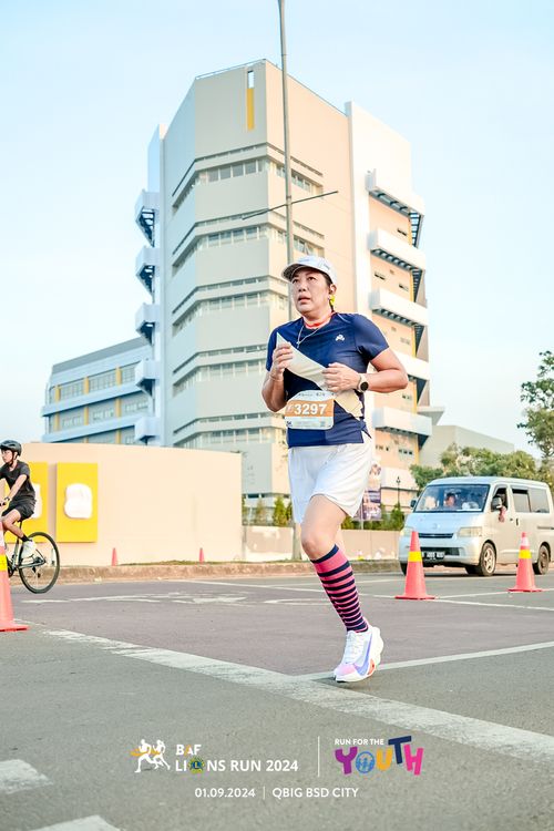 Race photo from BAF LIONS RUN 2024