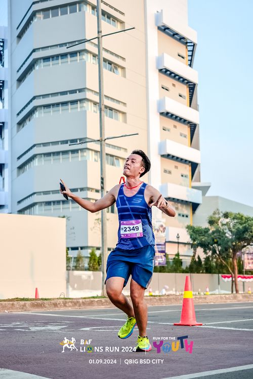 Race photo from BAF LIONS RUN 2024