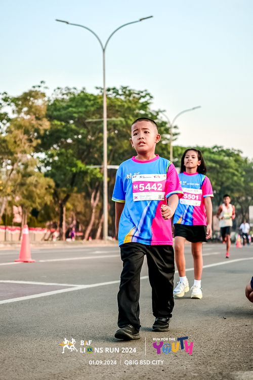 Race photo from BAF LIONS RUN 2024