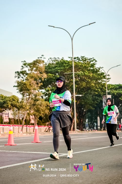 Race photo from BAF LIONS RUN 2024