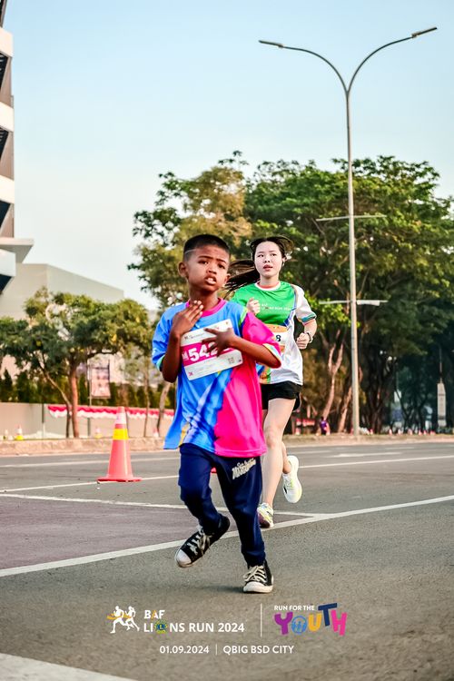 Race photo from BAF LIONS RUN 2024