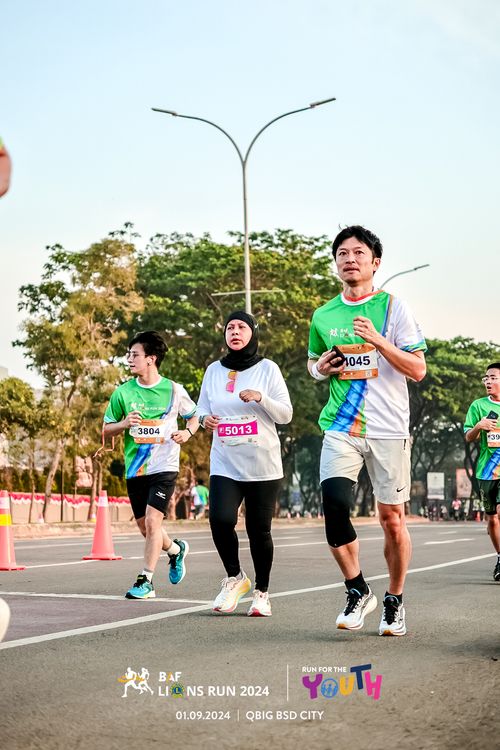 Race photo from BAF LIONS RUN 2024