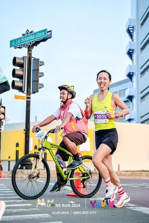 Race photo from BAF LIONS RUN 2024