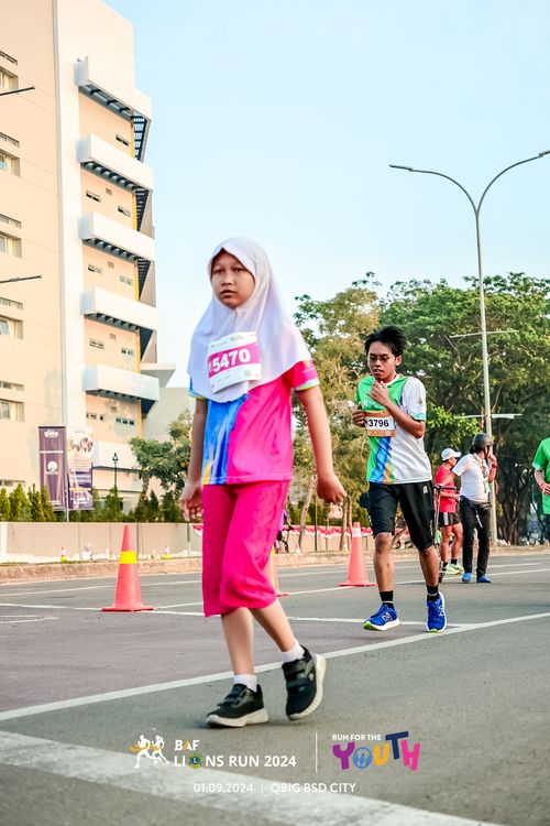 Race photo from BAF LIONS RUN 2024