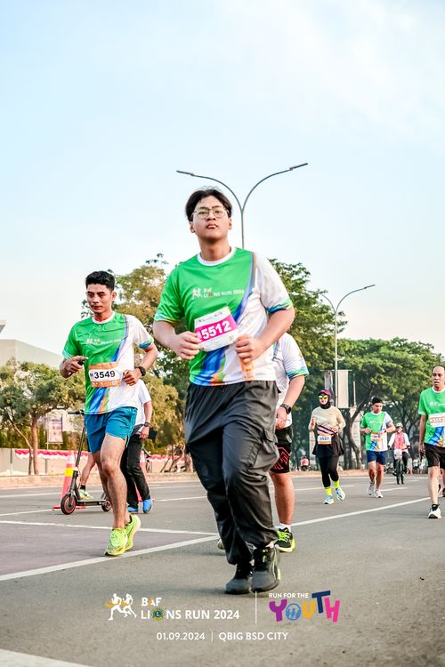 Race photo from BAF LIONS RUN 2024