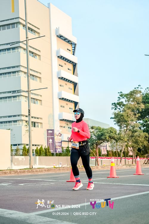 Race photo from BAF LIONS RUN 2024
