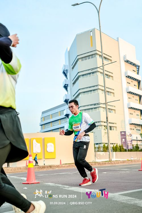 Race photo from BAF LIONS RUN 2024