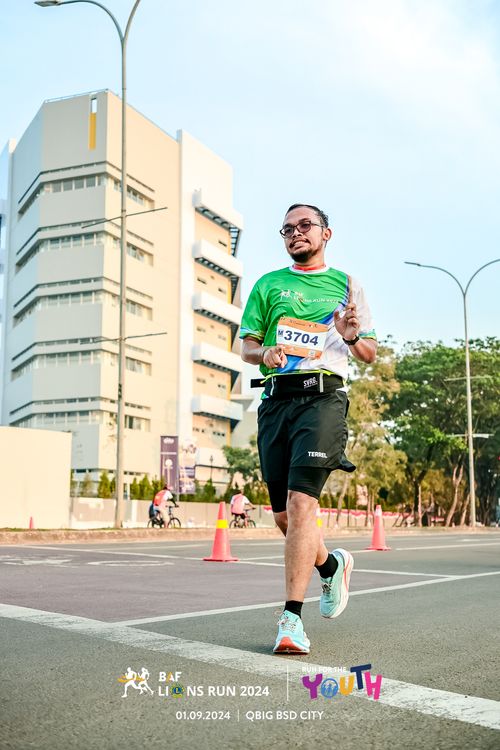 Race photo from BAF LIONS RUN 2024