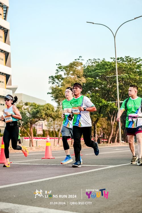 Race photo from BAF LIONS RUN 2024
