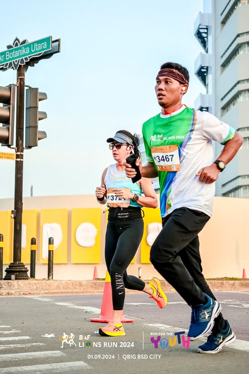 Race photo from BAF LIONS RUN 2024