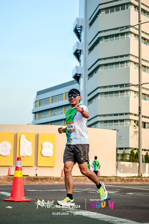 Race photo from BAF LIONS RUN 2024